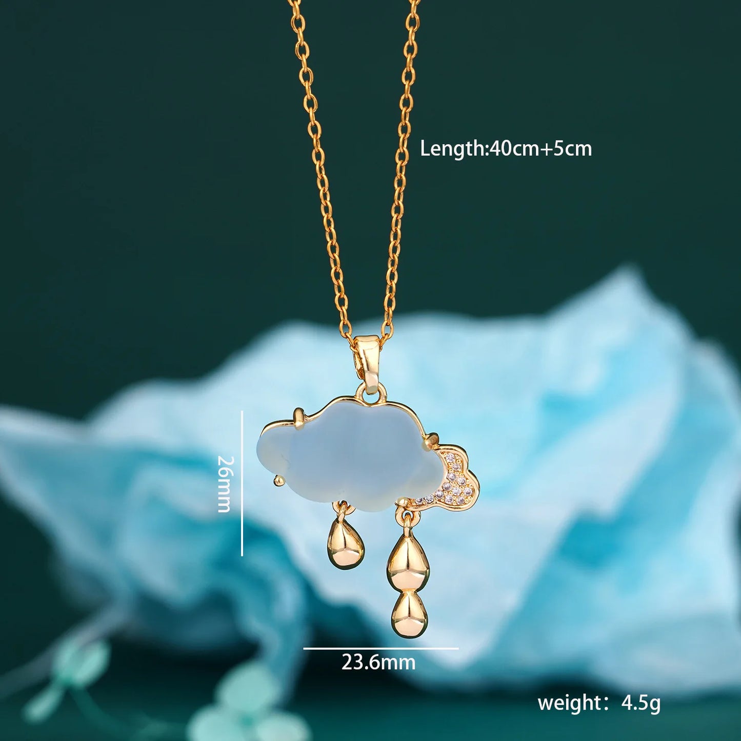 Raindrop Dreams Necklace 🌧️😴