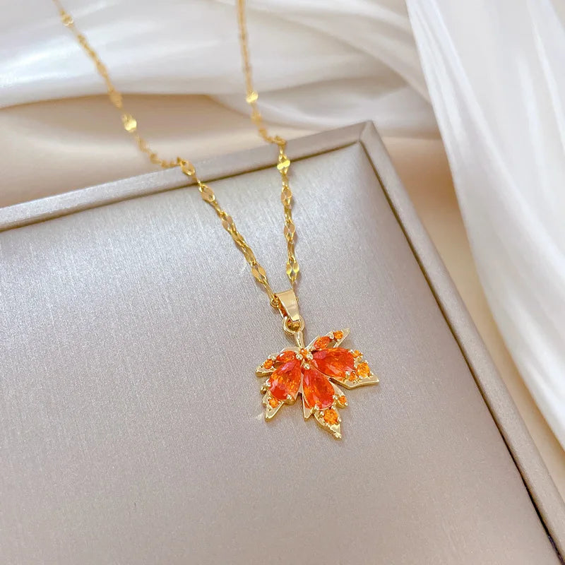 🌿Enchanted Leaf Necklace