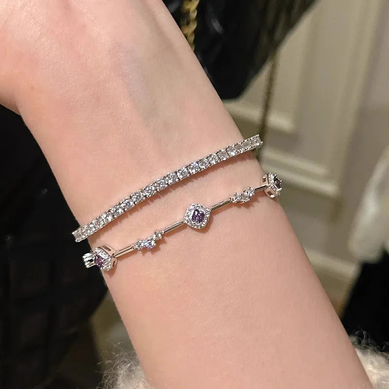 Amethyst Affair Tennis Bracelet