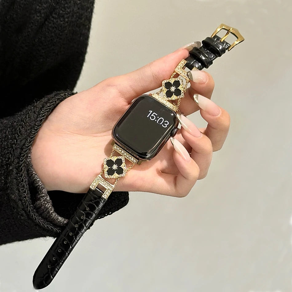 🌸 Luxe Bloom Apple Watch Band