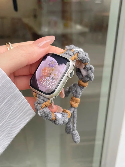 Boho Stitch Band for Apple Watch 🧶