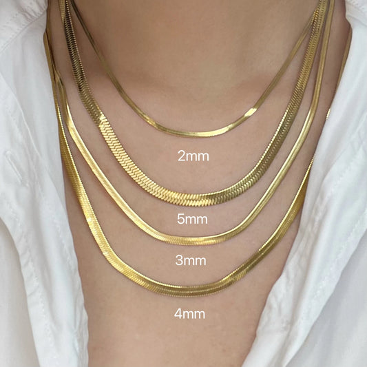 Luxe Herringbone Necklace ✨