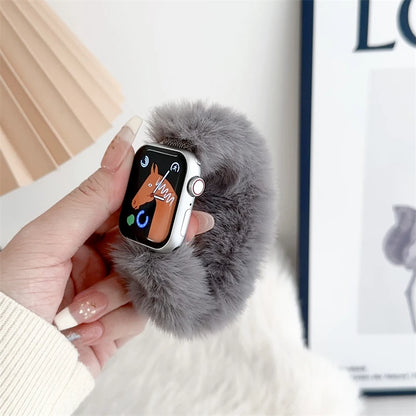 ⛄ Fuzzy Cozy Apple Watch Band