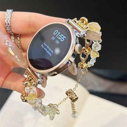 🌸 Crystal Gemstone Watch Band