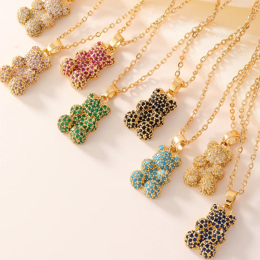 🍬 Sugar Sparkle Bear Pendant