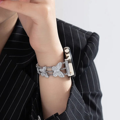 🦋 Crystal Butterfly Luxe Watch Band