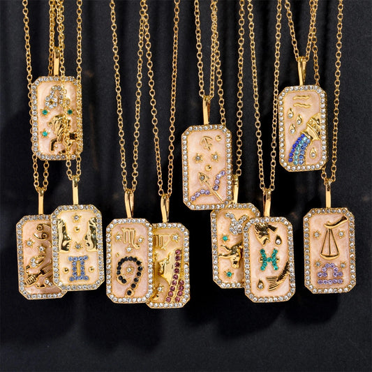 ✨ Celestial Luxe Zodiac Necklace