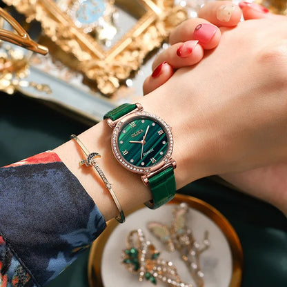 Emerald Luxe Timepiece