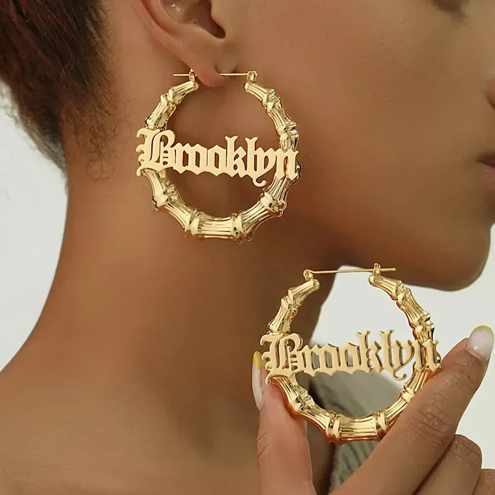 Bamboo Name Hoops