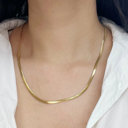 Luxe Herringbone Necklace ✨