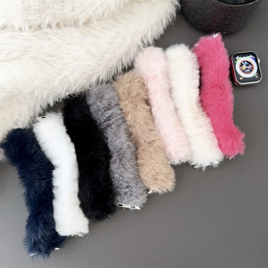 ⛄ Fuzzy Cozy Apple Watch Band