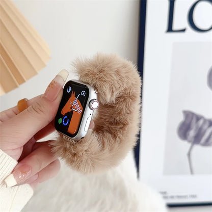 ⛄ Fuzzy Cozy Apple Watch Band