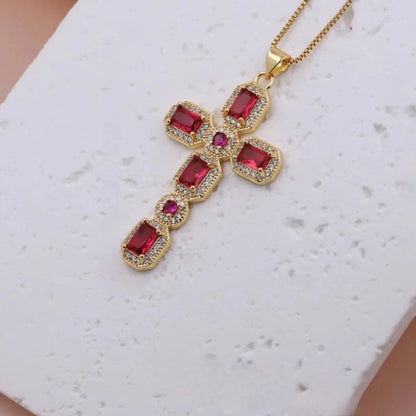 Radiance Cross Necklace