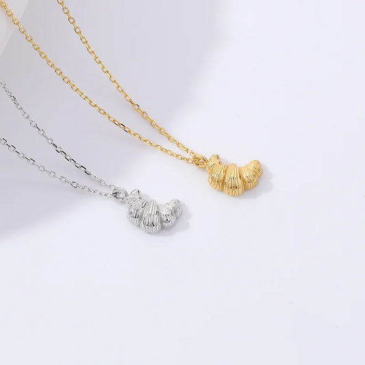 Parisian Croissant Necklace