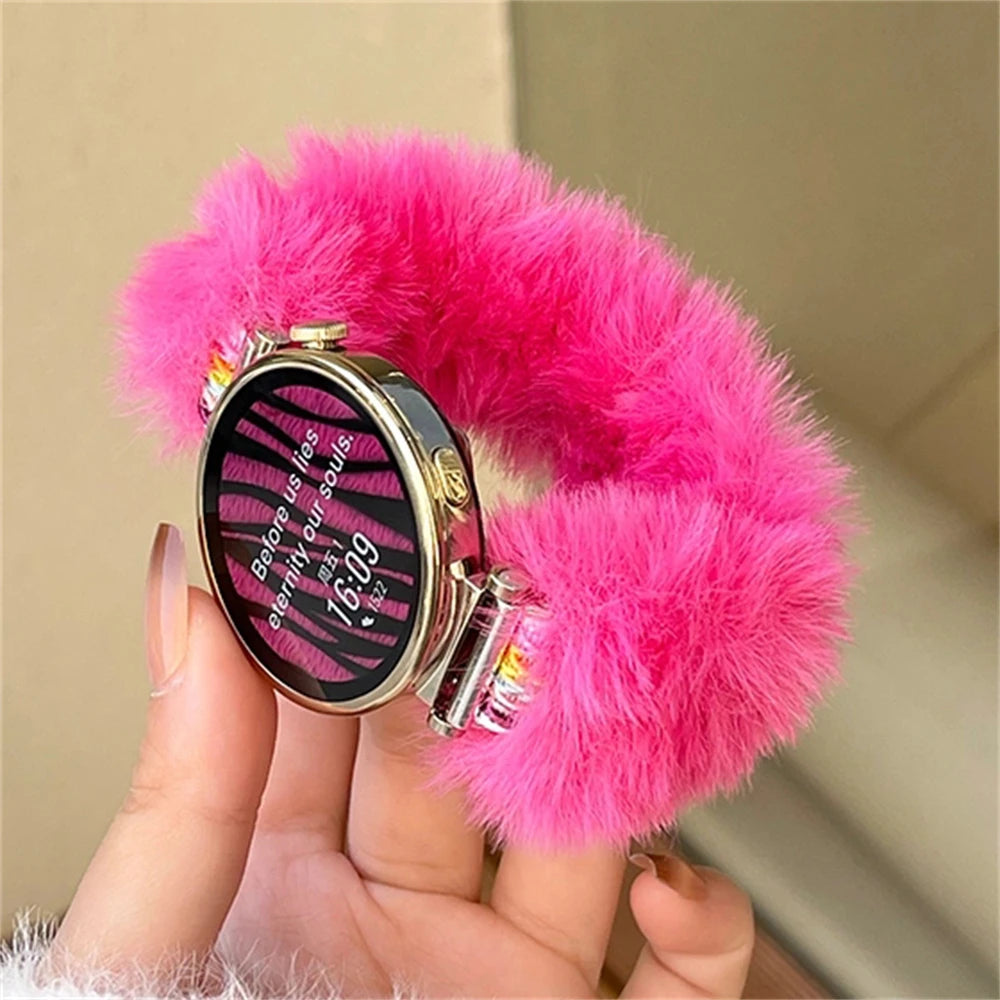 Fuzzy Glam Watch Band