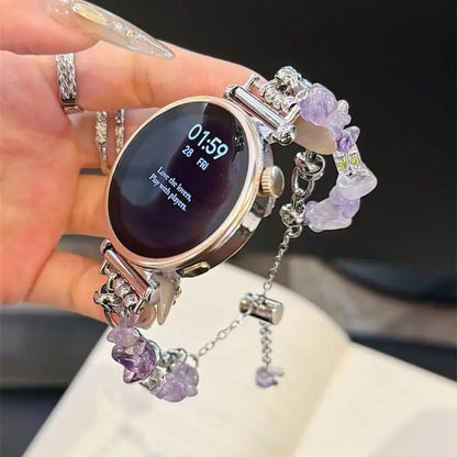 🌸 Crystal Gemstone Watch Band
