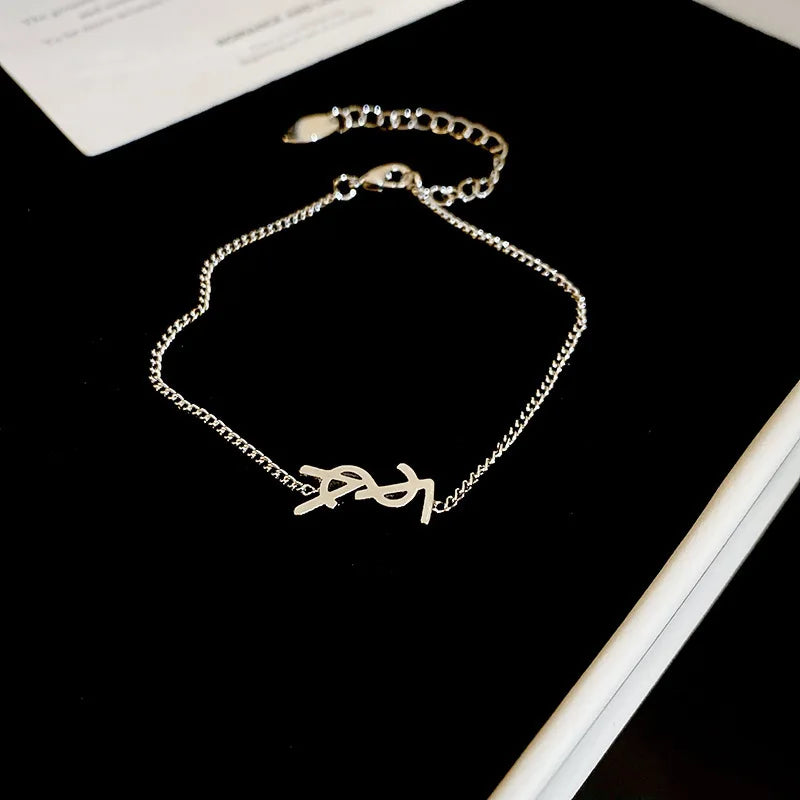 ✨ Script Charm Bracelet