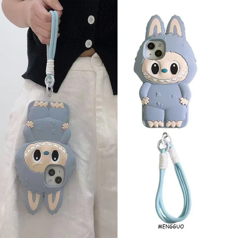 👾 Monster Bunny 3D Phone Case