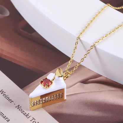 Sweet Slice Cake Necklace