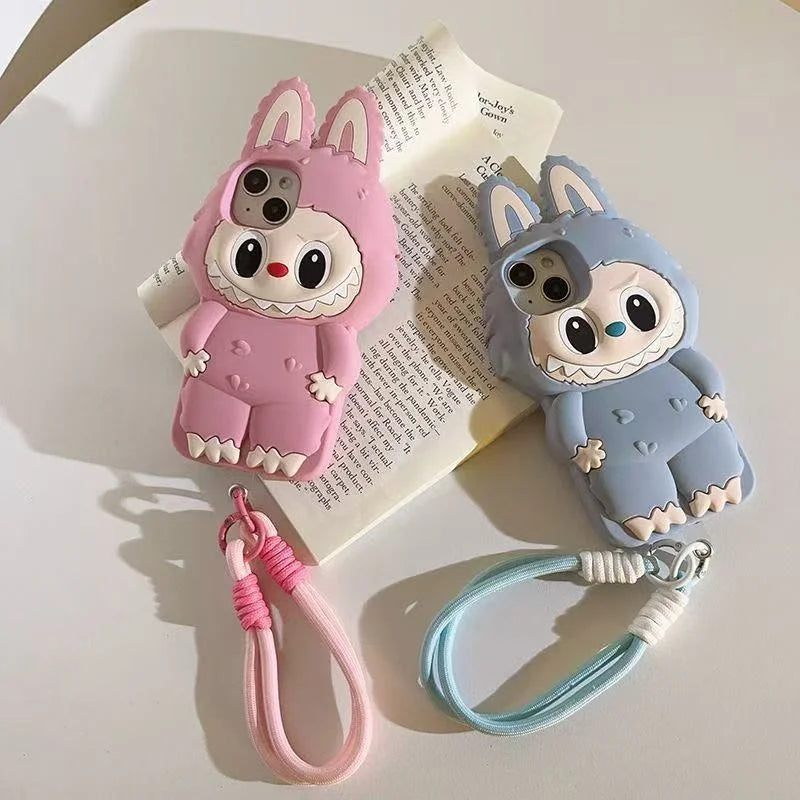 👾 Monster Bunny 3D Phone Case