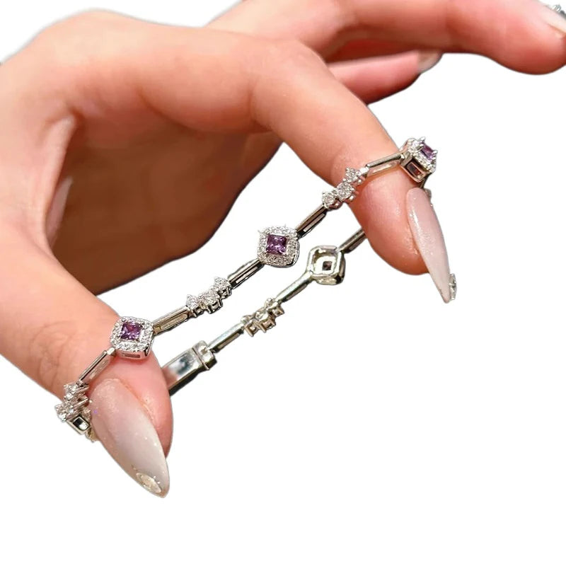 Amethyst Affair Tennis Bracelet