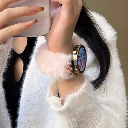 Fuzzy Glam Watch Band