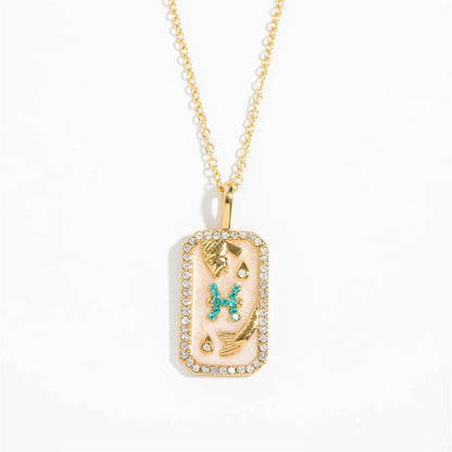 ✨ Celestial Luxe Zodiac Necklace
