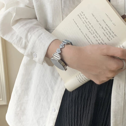 🌸 Denim Blossom Watch Band