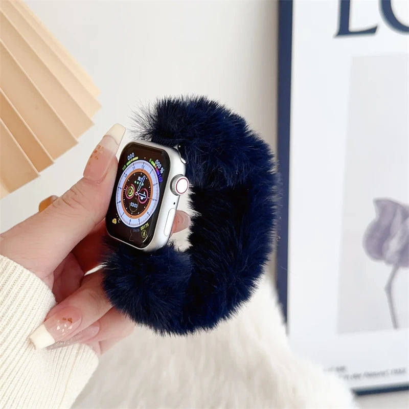 ⛄ Fuzzy Cozy Apple Watch Band
