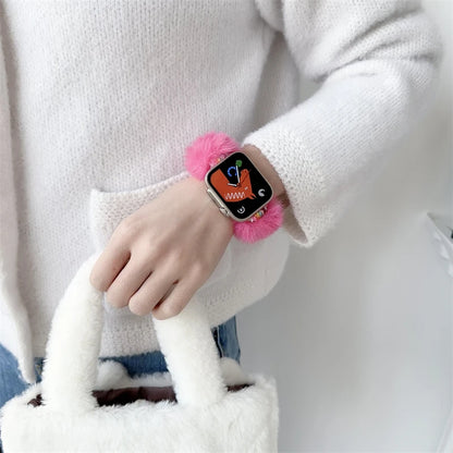 ⛄ Fuzzy Cozy Apple Watch Band