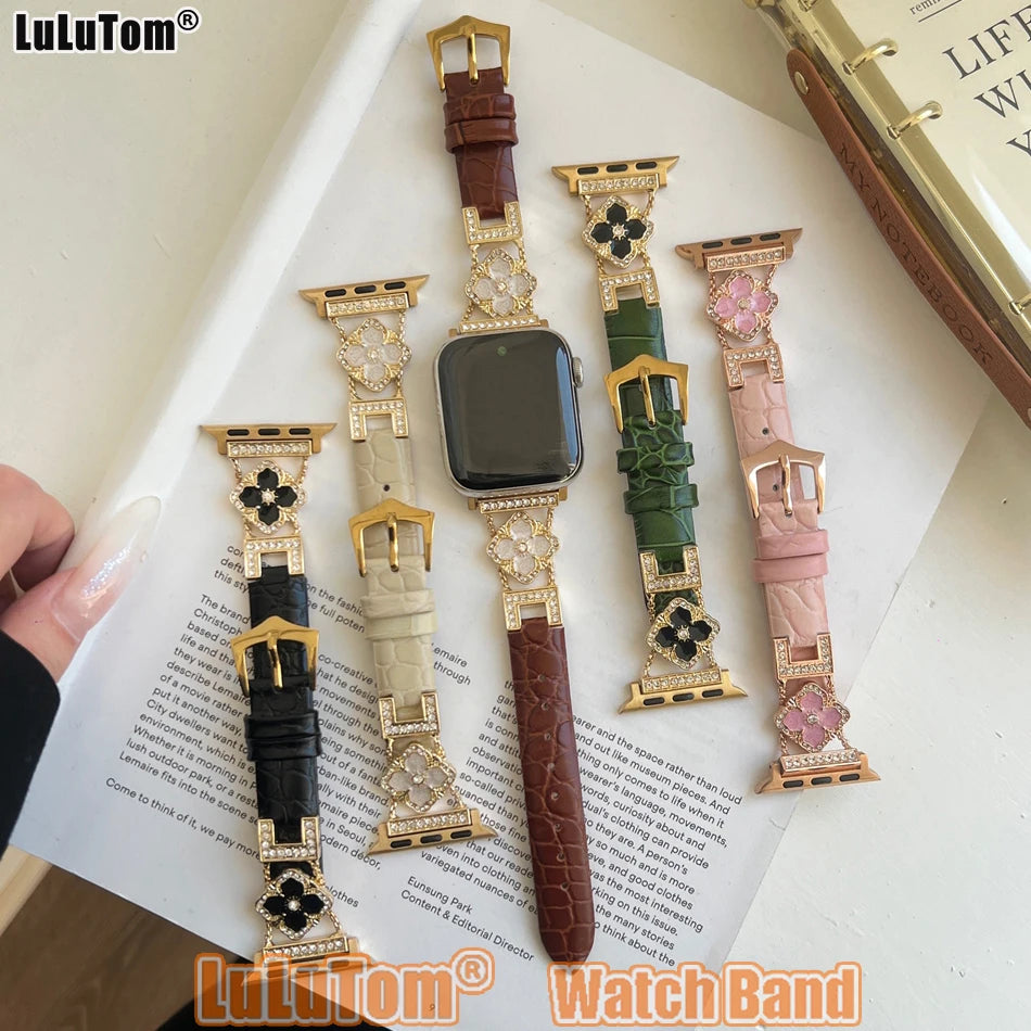 🌸 Luxe Bloom Apple Watch Band