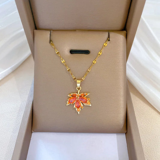 🌿Enchanted Leaf Necklace