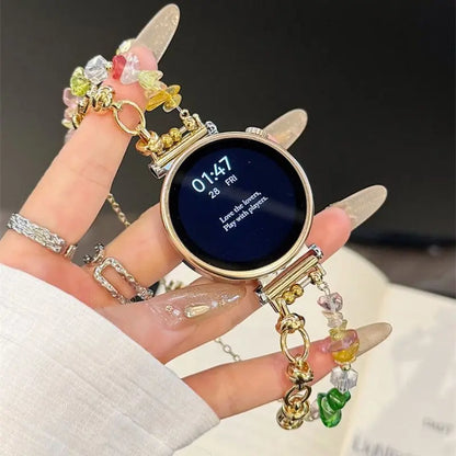 🌸 Crystal Gemstone Watch Band
