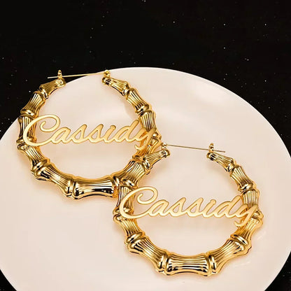 Bamboo Name Hoops