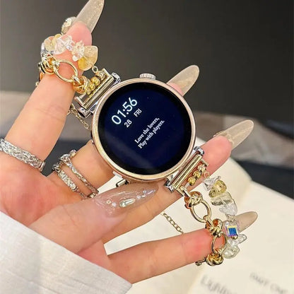 🌸 Crystal Gemstone Watch Band