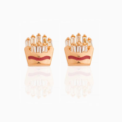 Snack Attack Stud Earrings 🍔🍟🍕