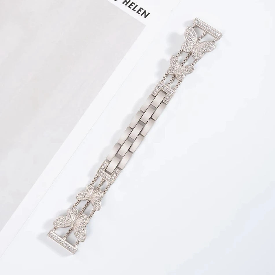 🦋 Crystal Butterfly Luxe Watch Band