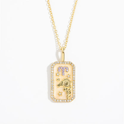✨ Celestial Luxe Zodiac Necklace