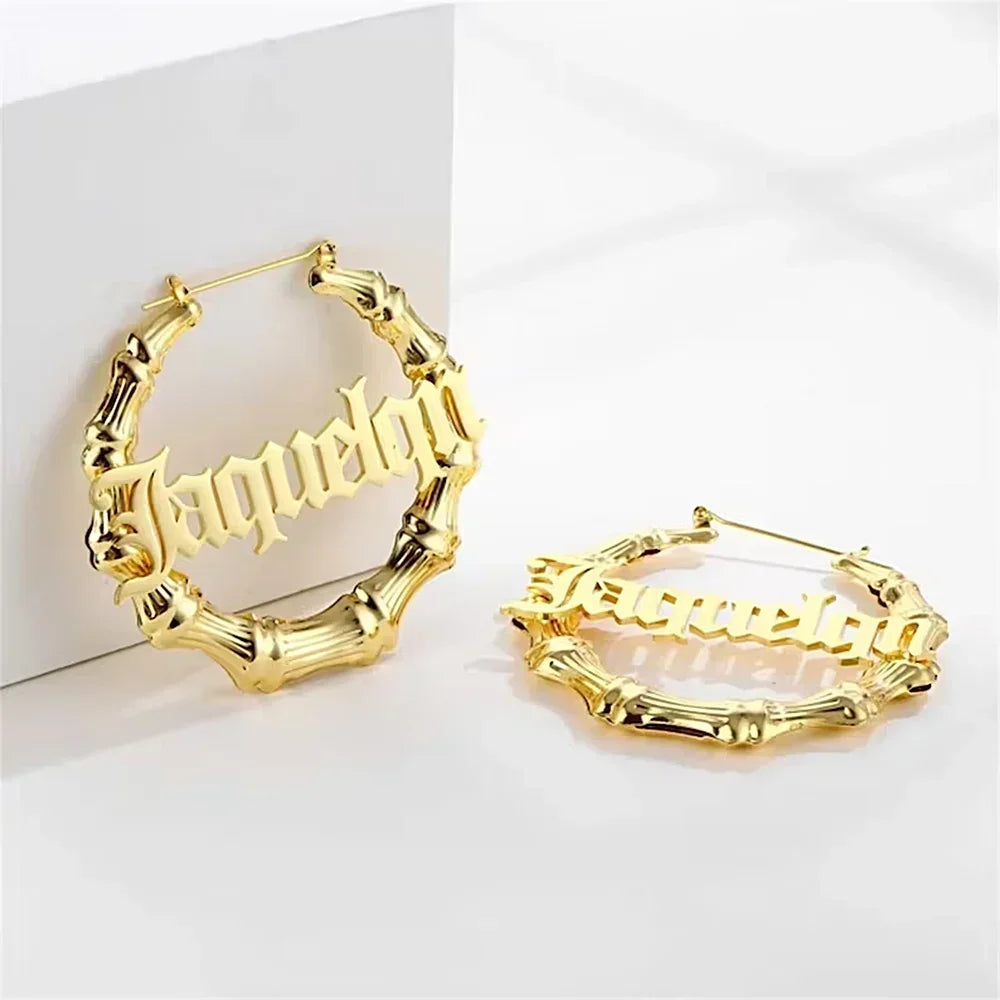 Bamboo Name Hoops