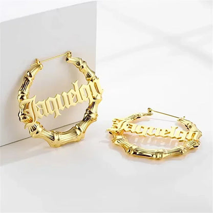 Bamboo Name Hoops