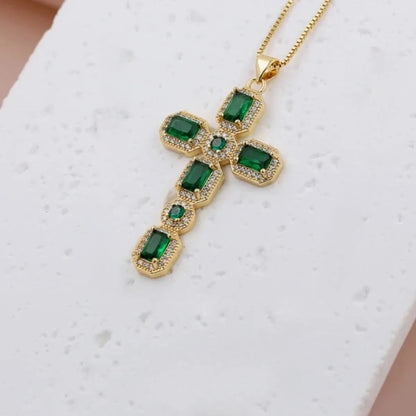Radiance Cross Necklace
