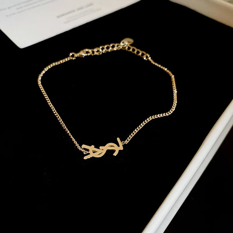 ✨ Script Charm Bracelet