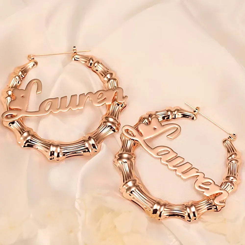 Bamboo Name Hoops