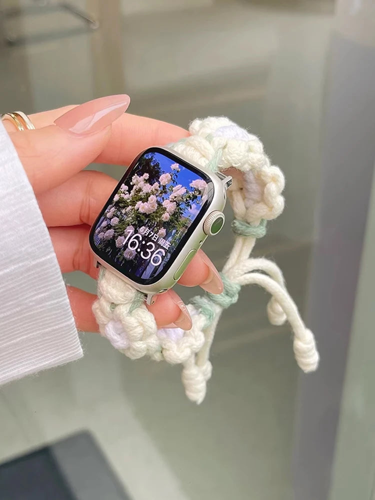 Boho Stitch Band for Apple Watch 🧶
