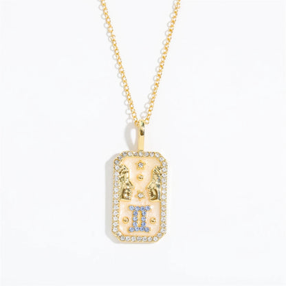 ✨ Celestial Luxe Zodiac Necklace
