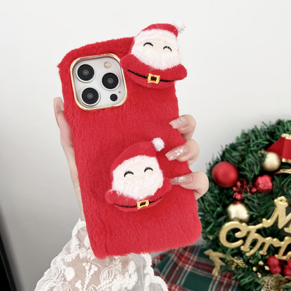 Santa Plush Holiday iPhone Case 🎅🏽