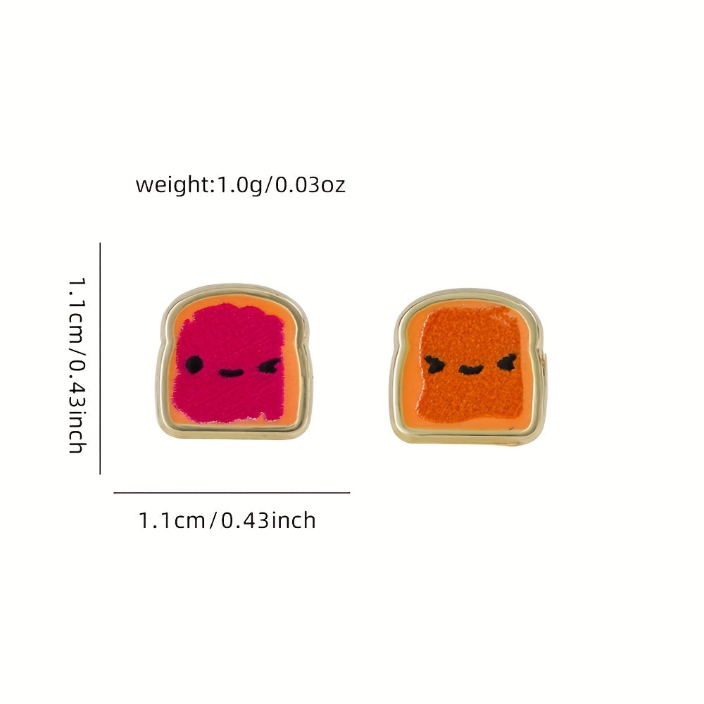 Peanut Butter & Jelly Time Studs🥜🍓