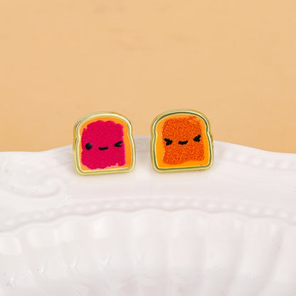 Peanut Butter & Jelly Time Studs🥜🍓