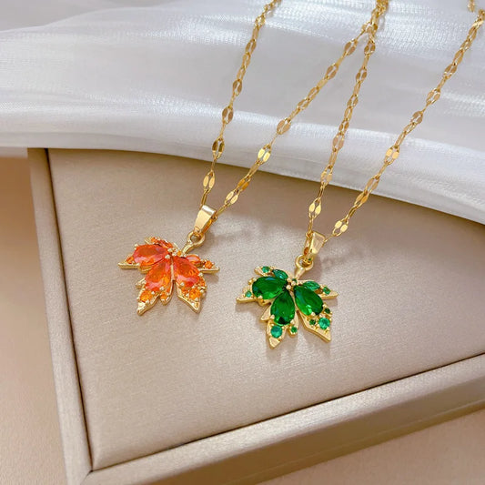 🌿Enchanted Leaf Necklace