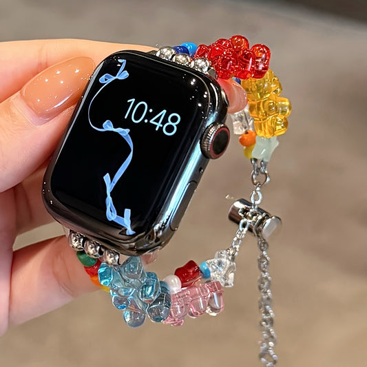 🌈 Candy Bead Apple Watch Band